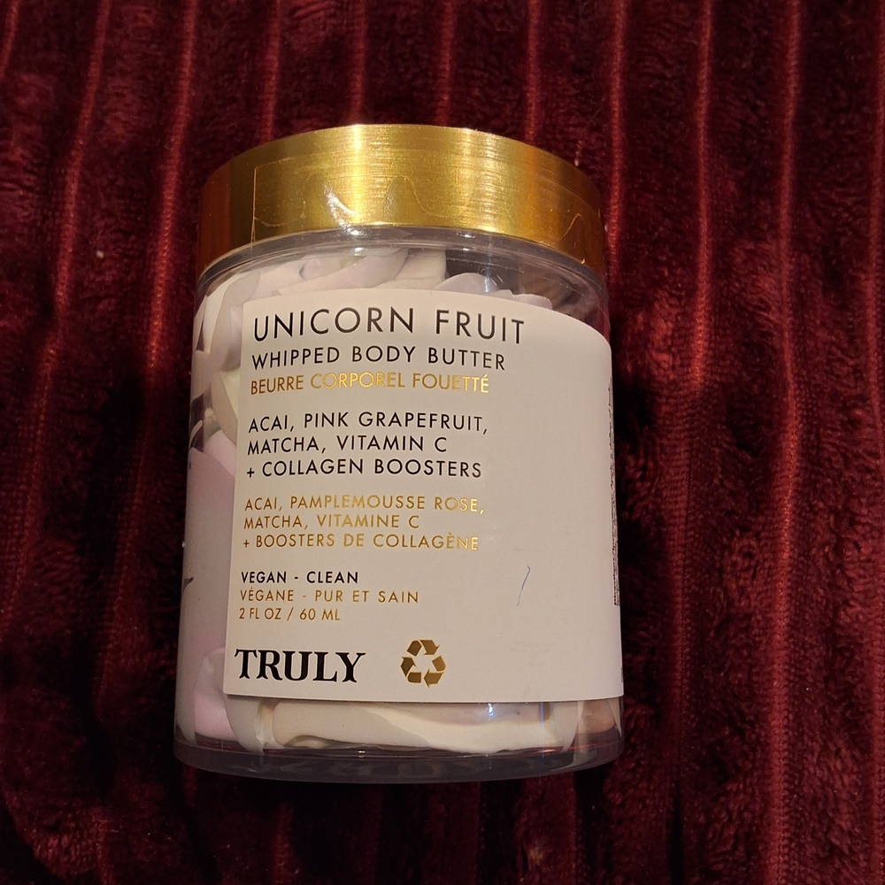 TRULY Unicorn Fruit Whipped Body Butter with Gold Lid